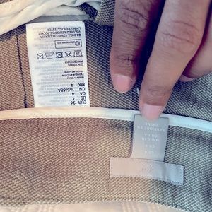 Size 4, H & M, tan, high waist, ankle length trouser